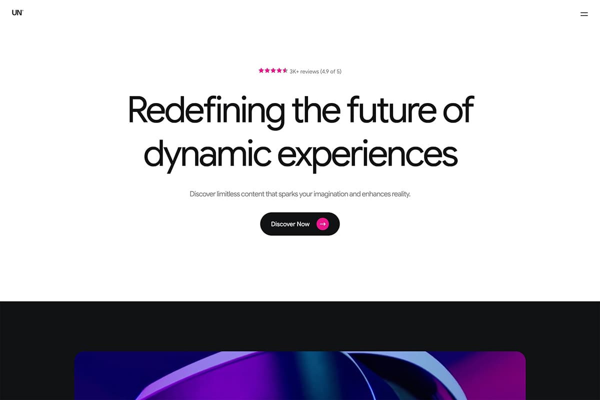 demo homepage Creative Prototype Uncode 2026 new